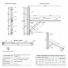 Rysunek techniczny - bodowa uchwytu klimatyzacji produkcji DELI