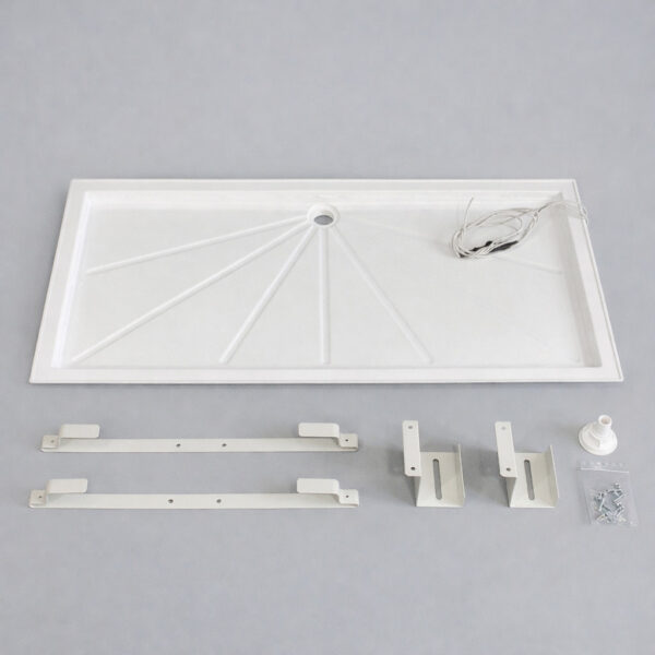 Taca ociekowa z przewodem grzewczym i termostatem